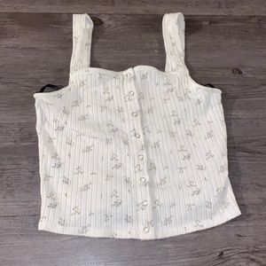 Flower Tank top Crop top